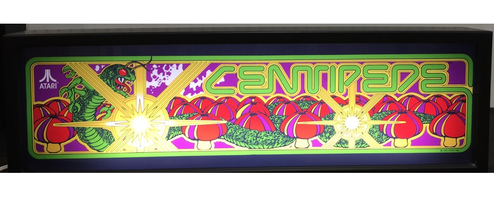 Centipede Arcade Marquee - Lightbox - Atari
